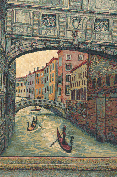 Bridge of Sighs II Italian Tapestry Wall Hanging