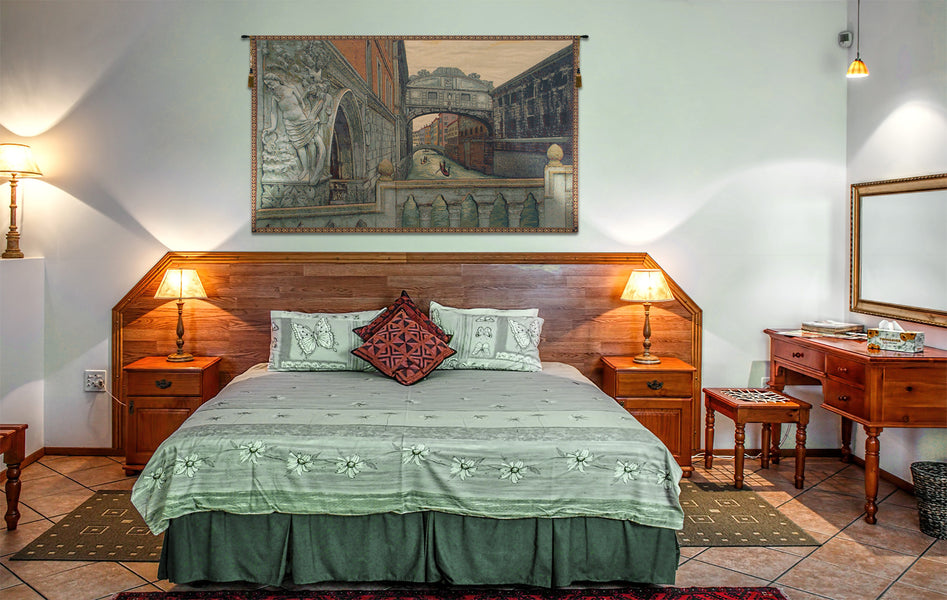 Bridge of Sighs II Italian Tapestry Wall Hanging