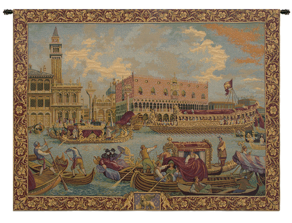 Bucintoro Italian Tapestry Wall Hanging