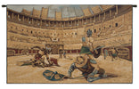 Gladiators Italian Tapestry Wall Hanging