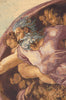 The Creation by Michelangelo Italian Tapestry Wall Hanging
