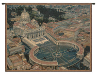 St. Peters Square Italian Tapestry Wall Hanging by Alessia Cara