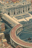 St. Peters Square Italian Tapestry Wall Hanging