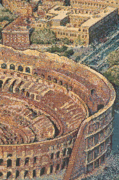 The Coliseum Rome Small Italian Tapestry Wall Hanging