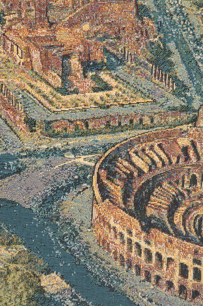 The Coliseum Rome Small Italian Tapestry Wall Hanging