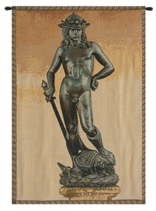 David by Donatello Italian Tapestry Wall Hanging