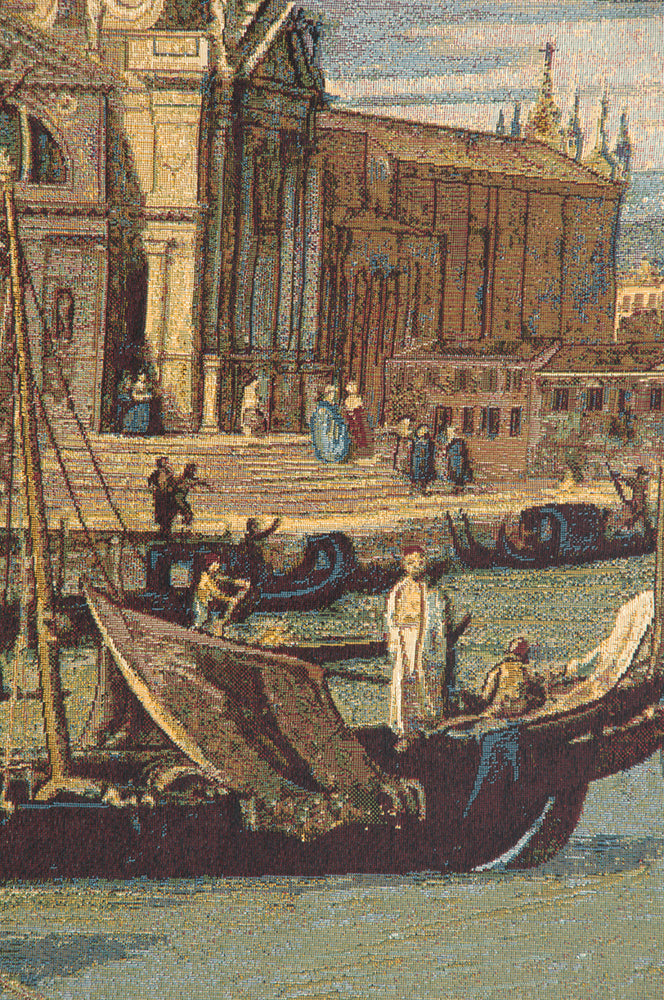 Saint Mary of Health and the Grand Canal Vertical Italian Tapestry Wall Hanging