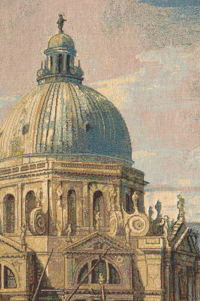 Saint Mary of Health and the Grand Canal Vertical Italian Tapestry Wall Hanging