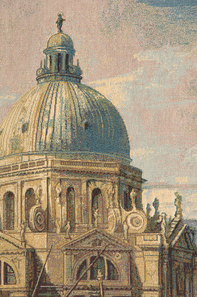 Saint Mary of Health and the Grand Canal Vertical Italian Tapestry Wall Hanging