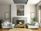 Saint Mary of Health and the Grand Canal Vertical Italian Tapestry Wall Hanging