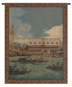 Bucintoro I Vertical Italian Tapestry Wall Hanging