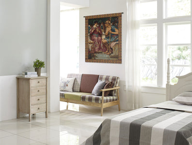 Giason and Medea Italian Tapestry Wall Hanging