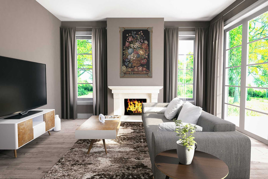 Floral Bouquet Thoughts by Lucio Battisti European Tapestries