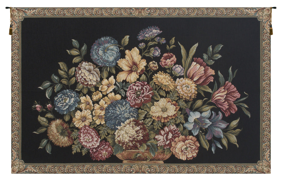 Floral Bouquet Words by Lucio Battisti European Tapestries