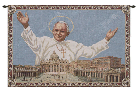 Pope John Paul II Rome European Tapestries