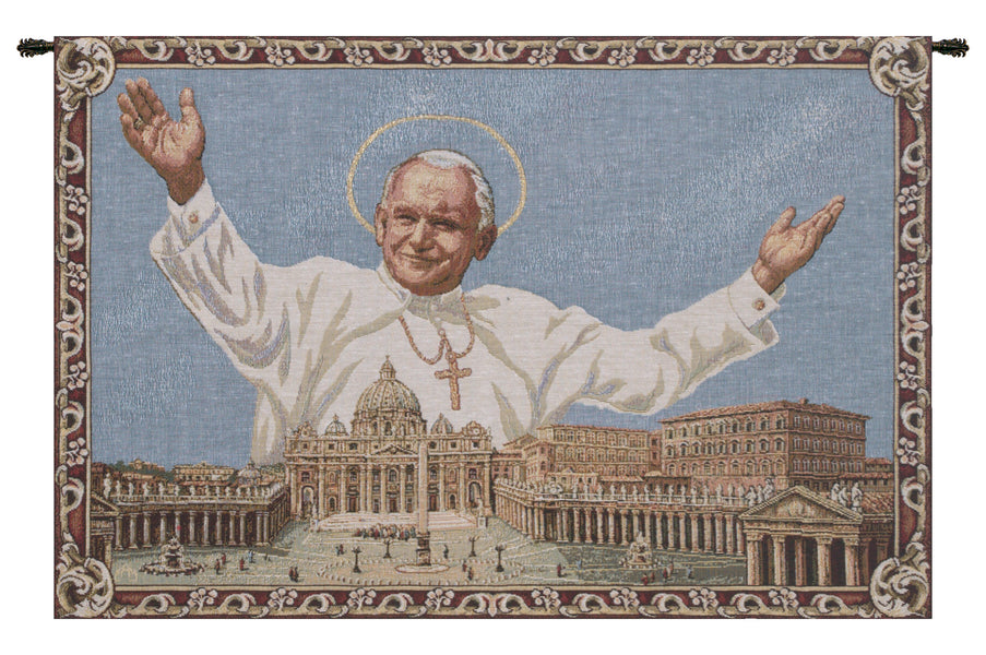 Pope John Paul II Rome European Tapestries