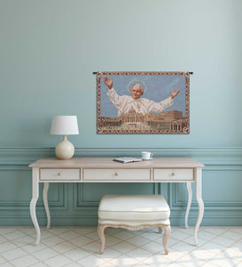 Pope John Paul II Rome European Tapestries