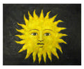 Smile Sunflower Canvas Wall Art