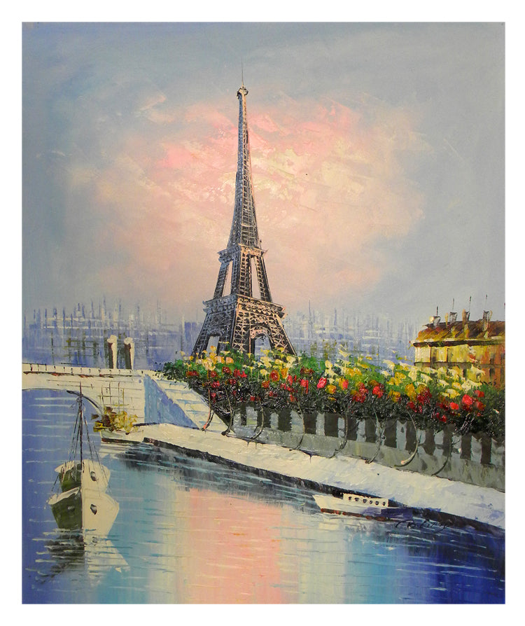 Eiffel Tower in Paris Canvas Wall Art