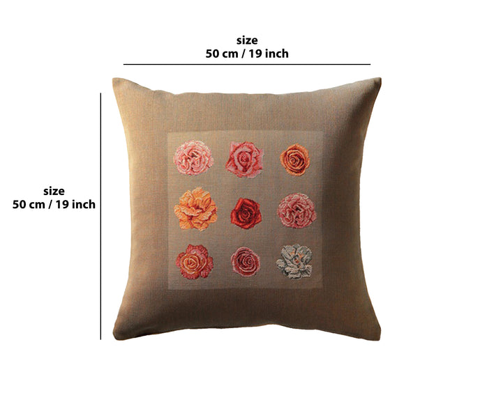 Roses III French Tapestry Cushion