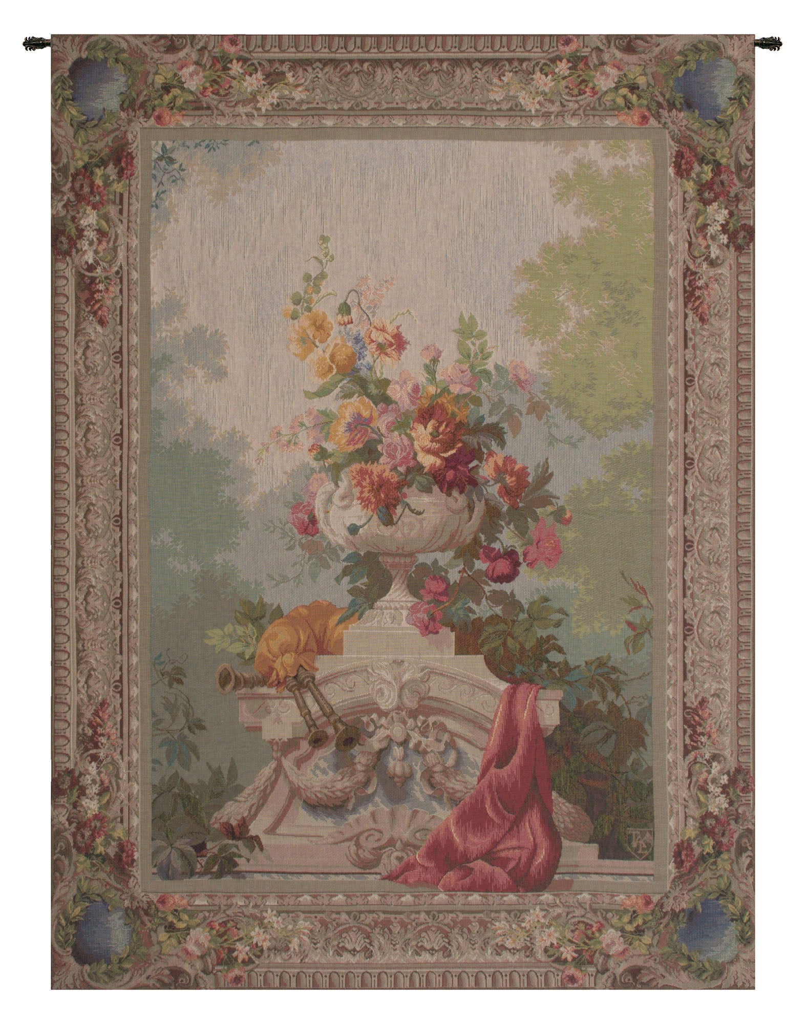 Bouquet Cornemuse French Tapestry