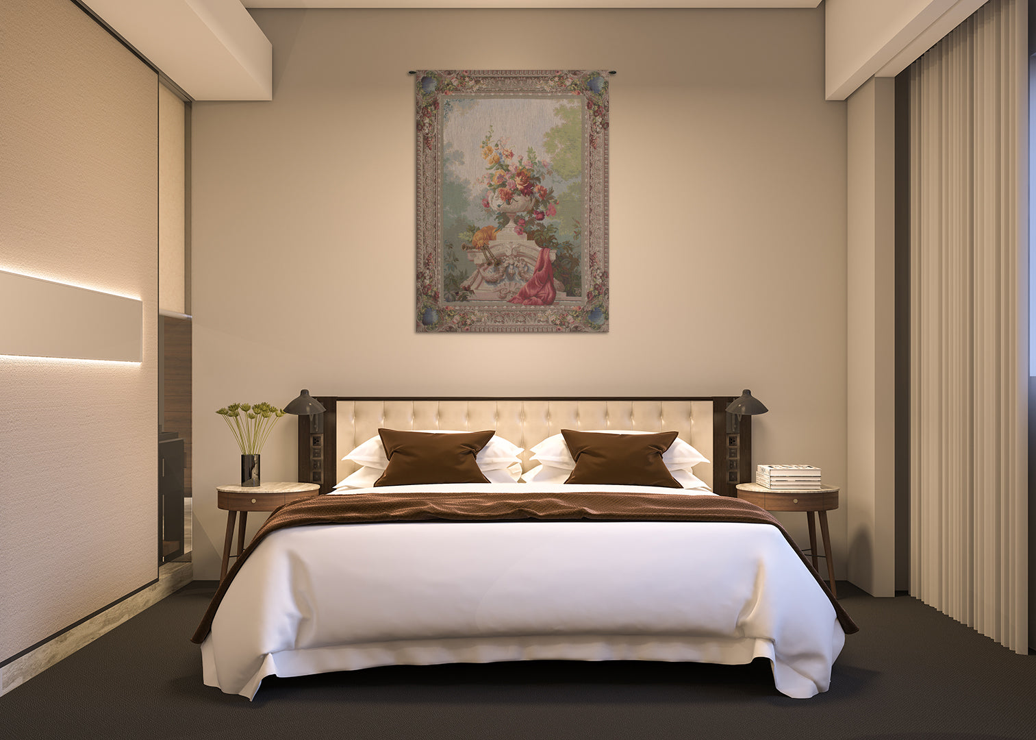 Bouquet Cornemuse French Tapestry