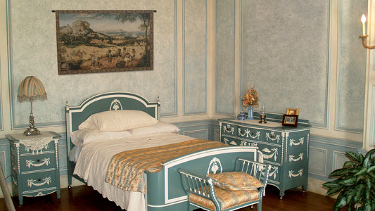 Collecting Hay Italian Tapestry Wall Hanging