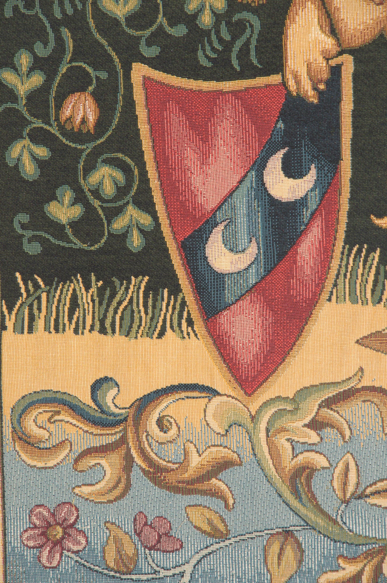 Lion Medieval Italian Tapestry Wall Hanging