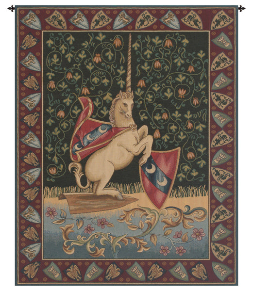 Unicorn Medieval Italian Tapestry Wall Hanging
