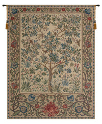 The Tree of Life Beige Belgian Tapestry by William Morris
