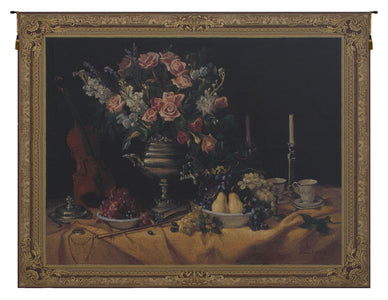 Summer Bouquet Still Life Tapestry Wall Hanging