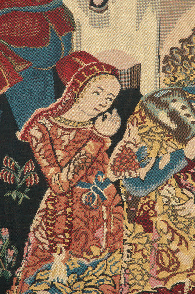 Vendages (Yellow) Belgian Tapestry