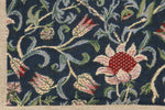 Fleurs de Morris Blue Belgian Cushion Cover