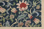 Fleurs de Morris Blue Belgian Cushion Cover