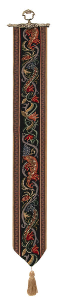 Hunt of the Boar I Tapestry Bell Pull