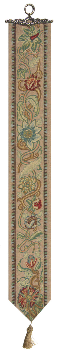 Tree of Life - Pastel I Tapestry Bell Pull by William Morris