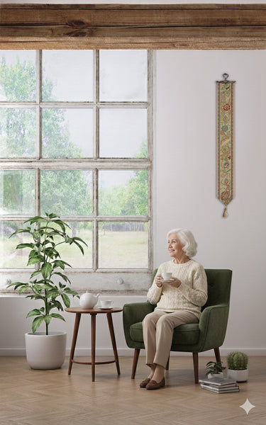 Tree of Life - Pastel I Tapestry Bell Pull