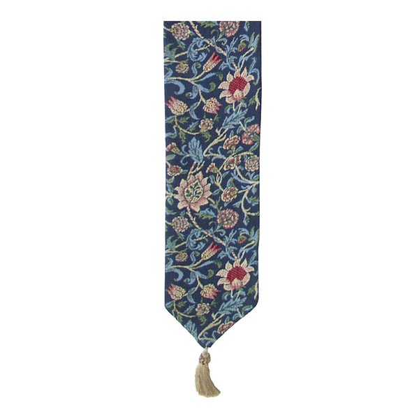 Fleurs de Morris (Blue) I Tapestry Bell Pull