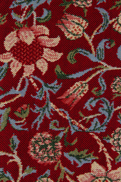 Fleurs de Morris (Red) I Tapestry Bell Pull