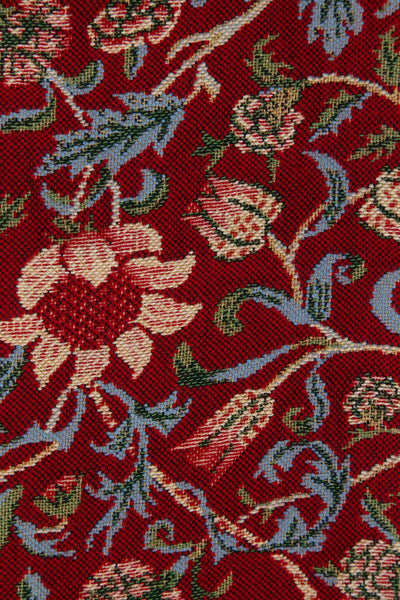 Fleurs de Morris (Red) I Tapestry Bell Pull