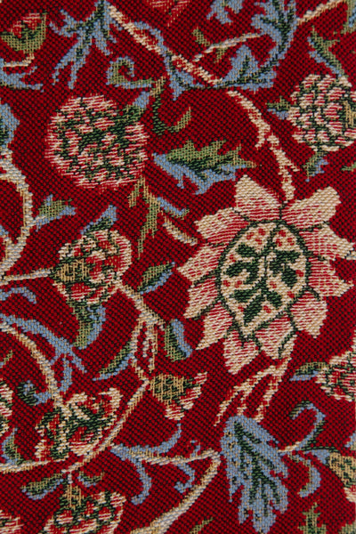 Fleurs de Morris (Red) I Tapestry Bell Pull