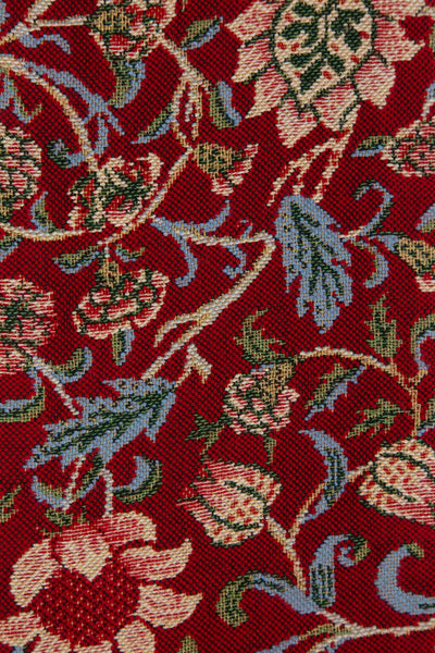 Fleurs de Morris (Red) I Tapestry Bell Pull