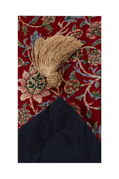 Fleurs de Morris (Red) I Tapestry Bell Pull