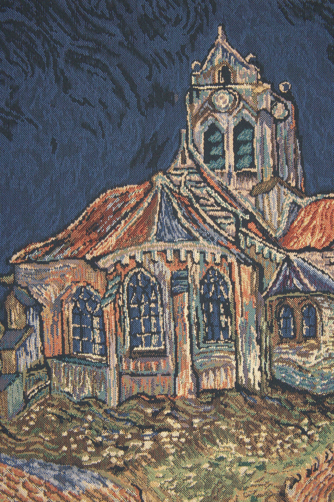 Church of Auvers I Belgian Tapestry