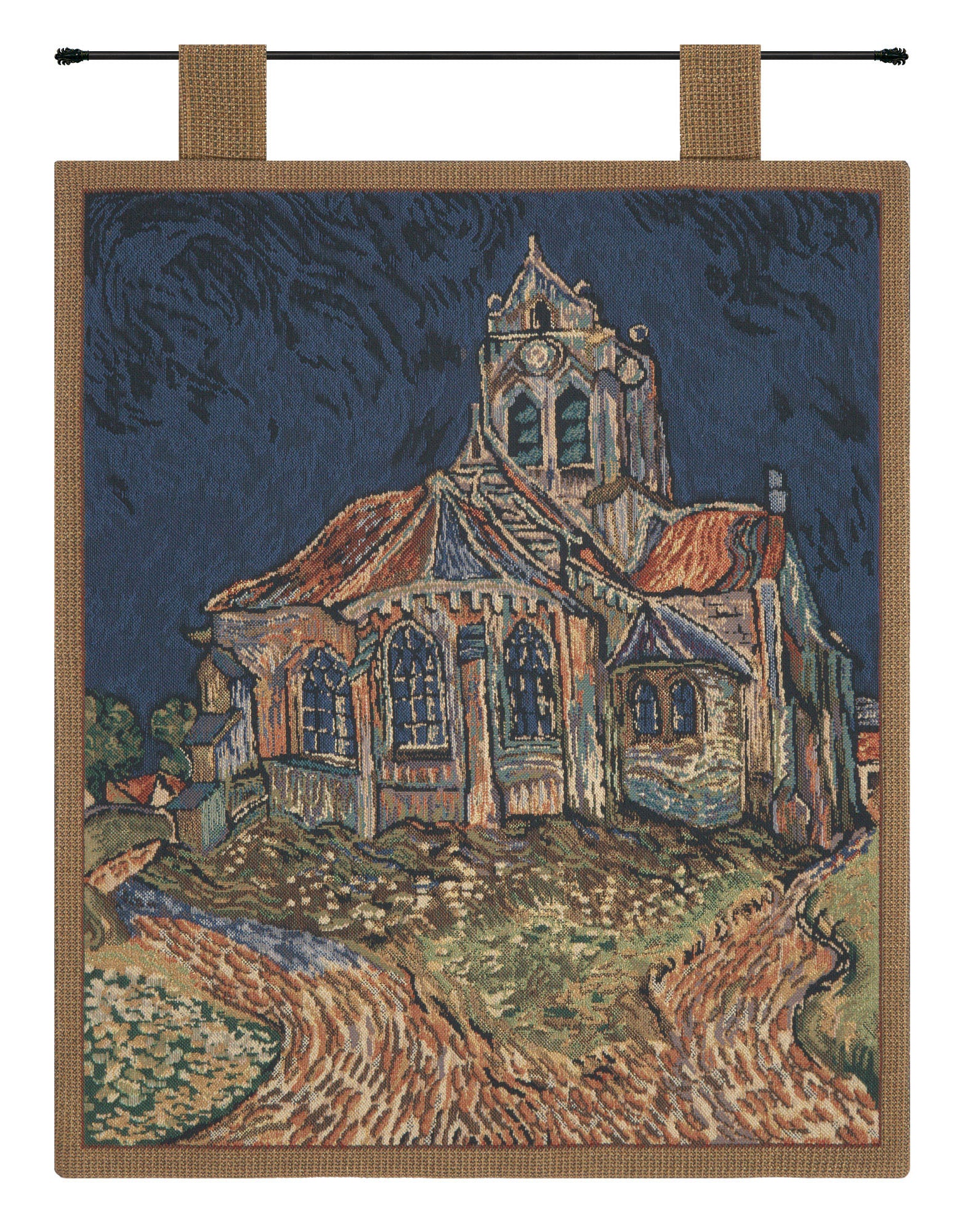 Church of Auvers I Belgian Tapestry