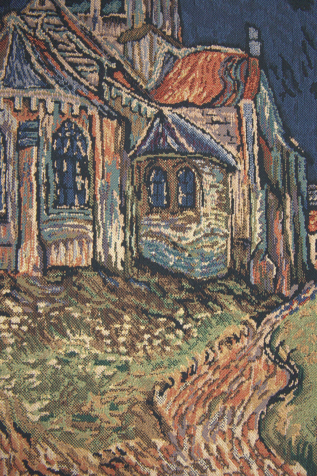 Church of Auvers I Belgian Tapestry