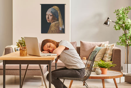 The Girl with the Pearl Earring I Belgian Tapestry