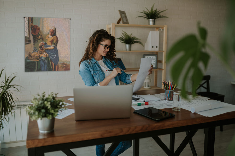 The Kitchen Maid Belgian Tapestry