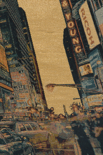Times Square New York Italian Tapestry Wall Hanging