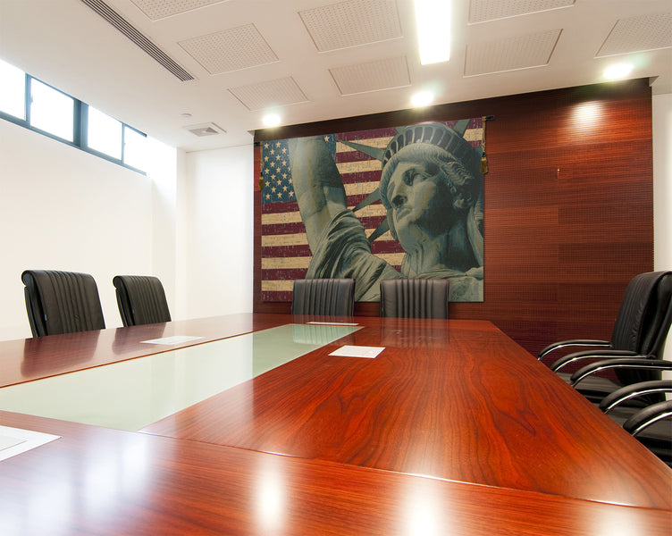 Statue of Liberty Italian Tapestry Wall Hanging